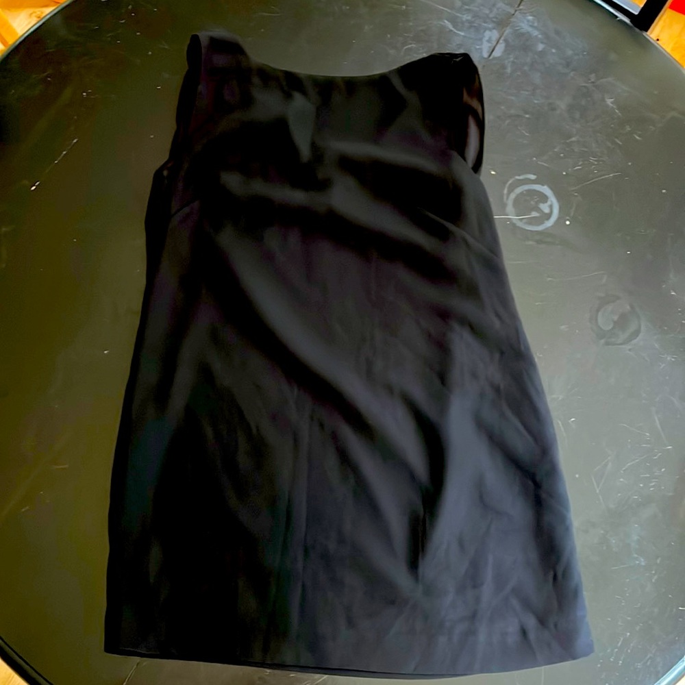 Banana Republic little black dress. NWT. Size 10P. Simple design. Deep V back.